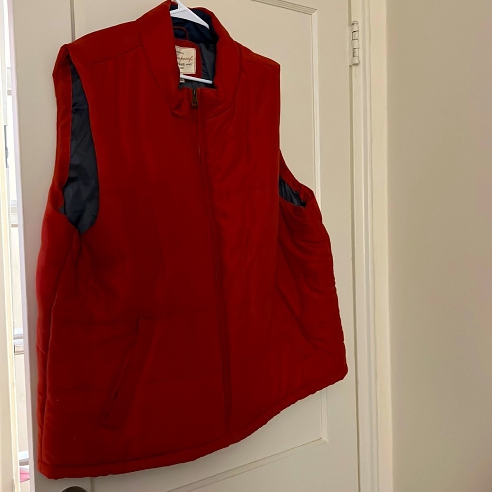 weatherproof red orange vest size: 3XB